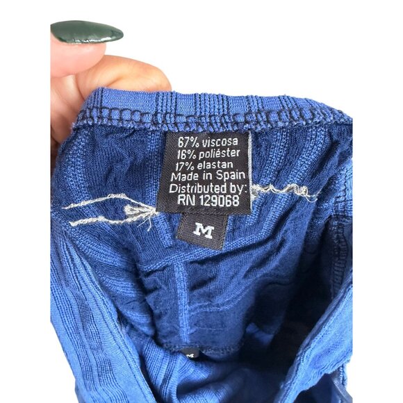 DESIGUAL Blue Colorblock Halter Dress Size Medium - Picture 10 of 10